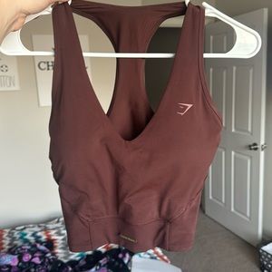 Brown Whitney Simmons gymshark tank
